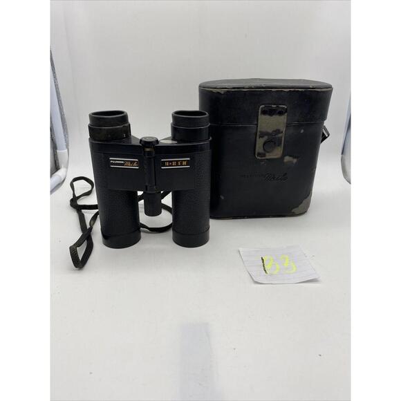 Rare Vintage FUJINON MEIBO 10 X 32 MARINE TESTED BINOCULARS FROM JAPAN